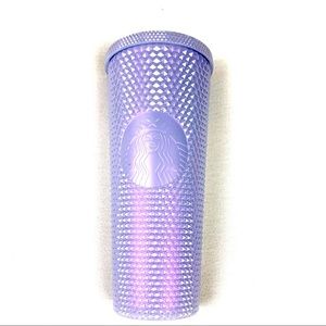 Starbucks 2021 Holiday Studded Studs Icy White Lilac Tumbler Cold Cup Venti 24oz